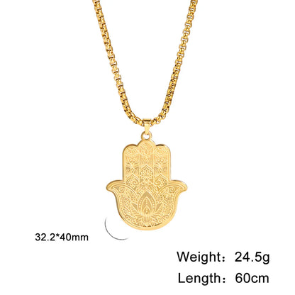 EUEAVAN Yoga Lotus Ohm symbole pendentif collier hindou bouddhiste chaîne en acier inoxydable méditation spirituelle religieux bijoux cadeaux