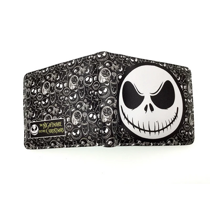 Le cauchemar avant noël portefeuilles dessin animé Figure Jack Skellington porte-monnaie femmes hommes sac d'argent Halloween Cosplay sac cadeau