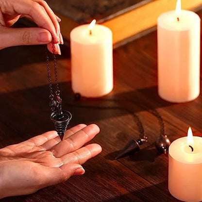 Pendule Spirituel egypt en Métal et Cuivre pour Électricité Radiesthésie, Outil de Travail Énergétique de Méditation, de Sorcellerie, divinatoires  veritable spiritualité brujeria de questions esoterisme en laiton X09