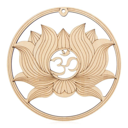 Panneau mural en bois en forme de fleur de vie, découpé au Laser, Art mural en bois, décoration de maison, sous-verres faits à la main, fabrication artisanale, ornement de géométrie sacrée