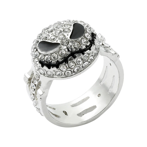 Disney-Jack Skellington Crystal Rings, L'Étrange Noël de monsieur Jack, Bijoux fantaisie, Accessoires hip hop, Bijoux pour femmes et hommes