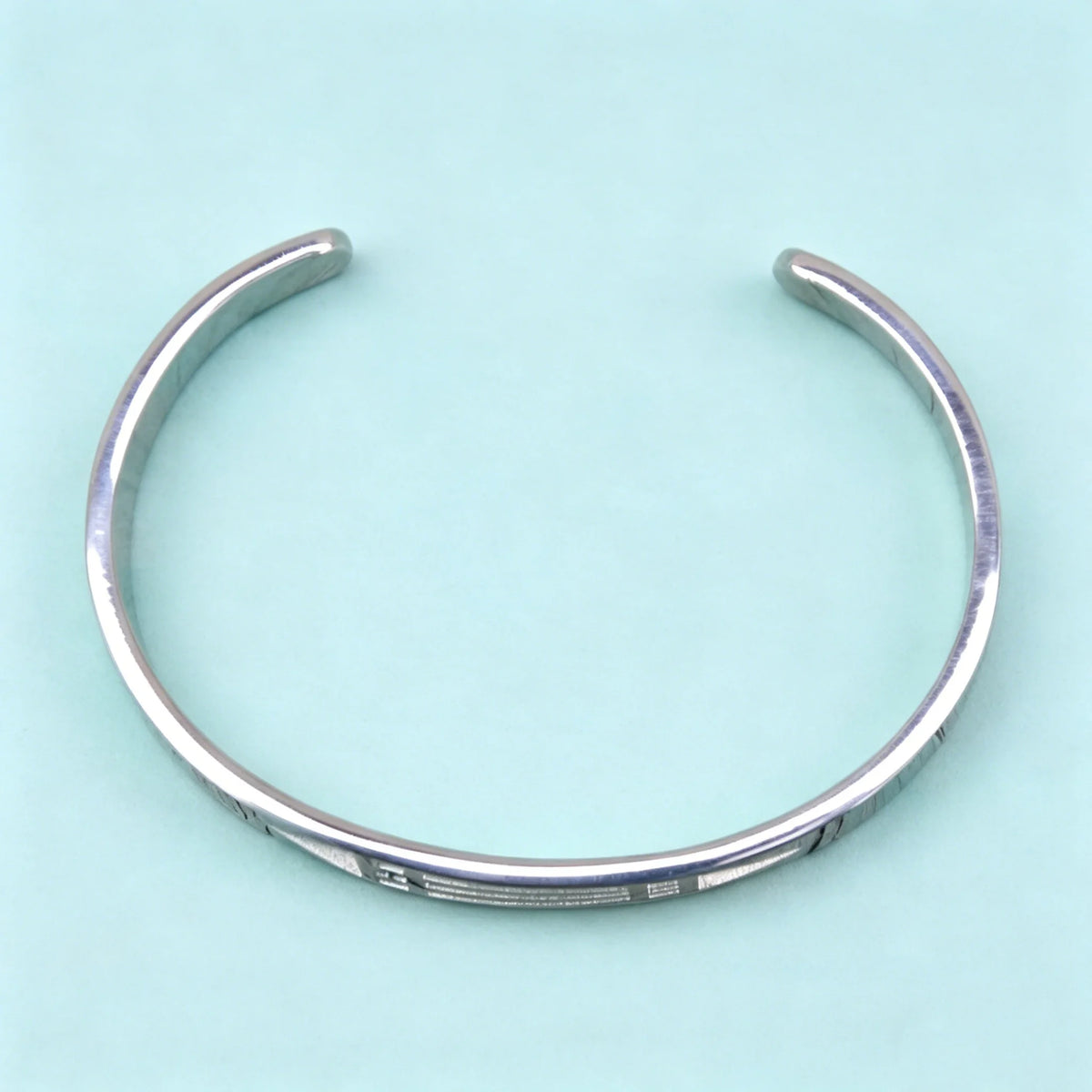 Bracelet ouvert géométrique creux Atlantis personnalisé, bijoux en acier inoxydable pour homme et femme, style civilisation ancienne mystérieuse, cadeaux de mode