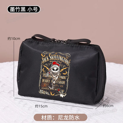 Le cauchemar avant noël trousse de maquillage dessin animé Figure Jack Skellington pochette sacs à cosmétiques Disney maquillage organisateur cas