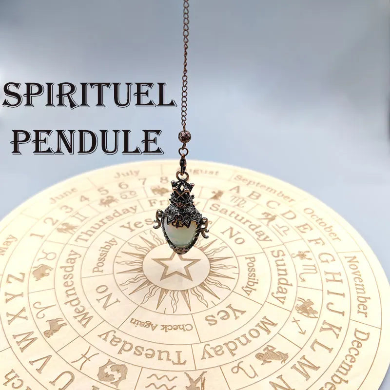 pendule spirituel veritable en cristal de quartz rose obsidienne, grand pendentif , ystes d'atterrissage, pendule radiesthésie pierre naturelle  précieuses pendules divinatoire en pierres spiritualité X202