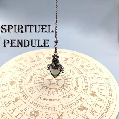 pendule spirituel veritable en cristal de quartz rose obsidienne, grand pendentif , ystes d'atterrissage, pendule radiesthésie pierre naturelle  précieuses pendules divinatoire en pierres spiritualité X202