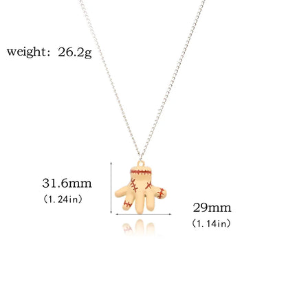 Bracelet de perles de fenêtre arc-en-ciel mercredi Addams, pendentif chose à main, bijoux gothiques pour femmes, accessoires cadeau