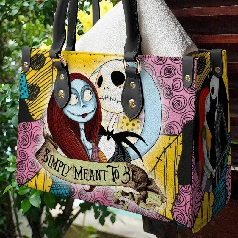 Sac à bandoulière en cuir Pu pour femmes, cauchemar avant noël Jack Skellington, sac à main de luxe Anime Sally Cosplay, cadeau d'halloween
