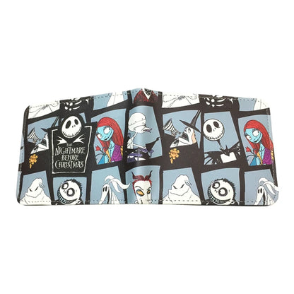 The Nightmare Before Christmas PU Leather Wallet, Credict Card Holder, Purse with Coin Pocket, New Arrival
