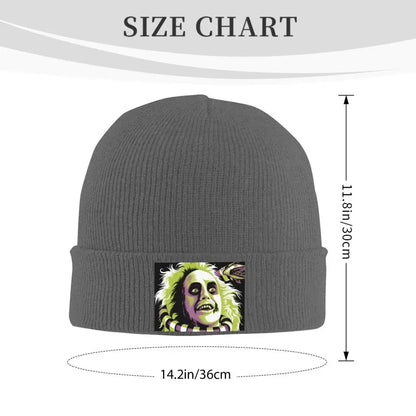 Beetlejuice film d'horreur (8) casquette tricotée chaude mode Bonnet chapeau automne hiver bonnets d'extérieur chapeaux pour hommes femmes adultes