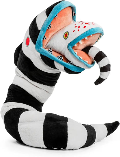 Figurine en peluche interactive à collectionner Beetlejuice Sandworm, 13 po