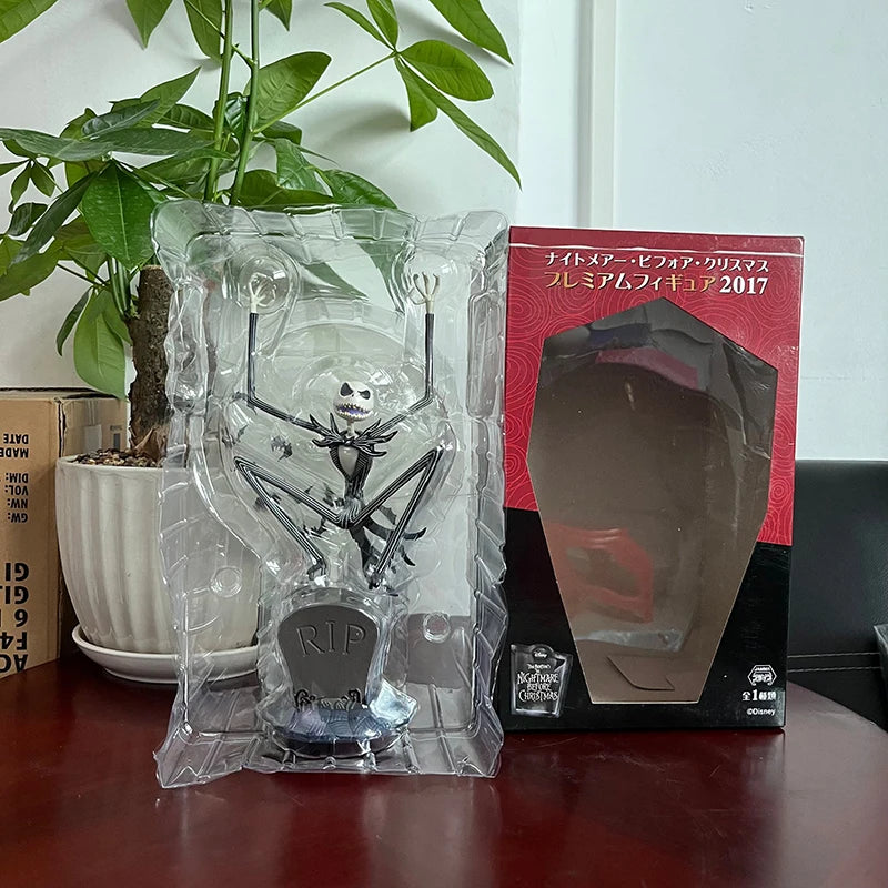 The Nightmare Before Christmas Jack Skellington Action Figure, 12 Face Jack Chair, Special Version Model Toy, Hmatte en Present