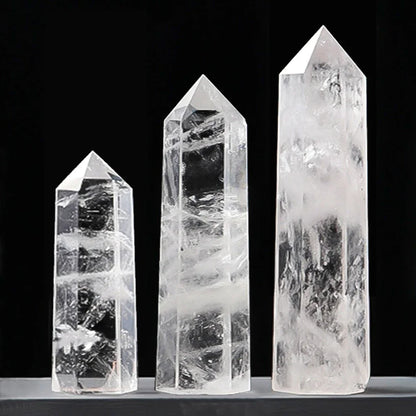 Pierre naturelle et cristaux pointe baguette sorcellerie Quartz Rose améthyste décoration de la maison pierres minérales artisanat salle Aquarium décor