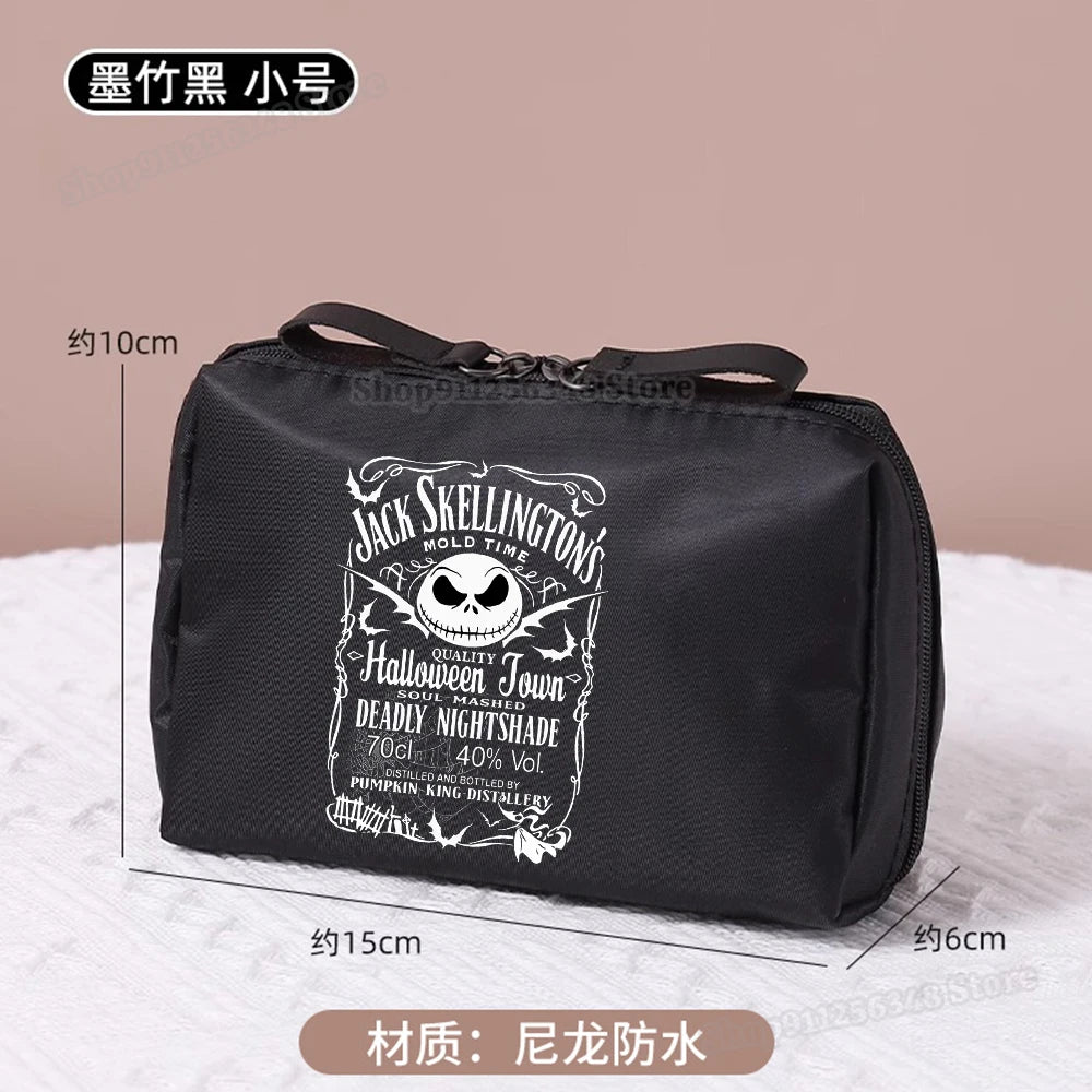 Le cauchemar avant noël trousse de maquillage dessin animé Figure Jack Skellington pochette sacs à cosmétiques Disney maquillage organisateur cas