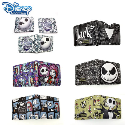 Le cauchemar avant noël portefeuilles dessin animé Figure Jack Skellington porte-monnaie femmes hommes sac d'argent Halloween Cosplay sac cadeau