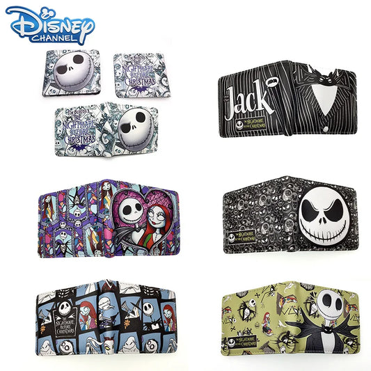 Le cauchemar avant noël portefeuilles dessin animé Figure Jack Skellington porte-monnaie femmes hommes sac d'argent Halloween Cosplay sac cadeau