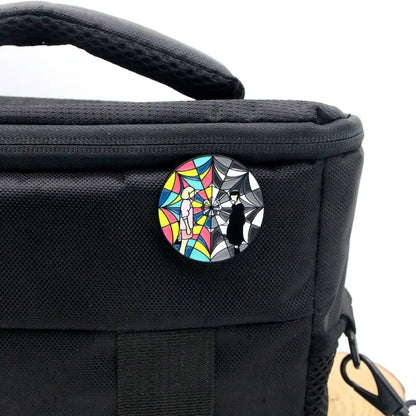 Bracelet de perles de fenêtre arc-en-ciel mercredi Addams, pendentif chose à main, bijoux gothiques pour femmes, accessoires cadeau