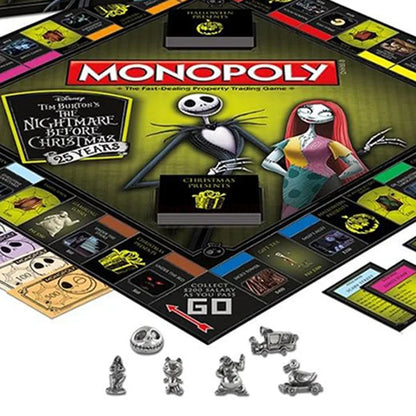 Le cauchemar avant Noël de Disney, Jack Skellington, Sally Cosplay, jeu de société, carte en papier, vol explorez ecs, fête d'Halloween, jouet cadeau