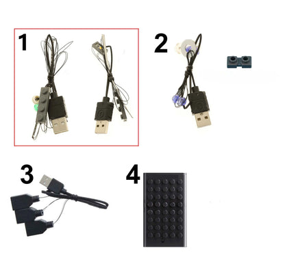 Hprosper lumière LED pour LEGO 21351 Disney Tim Burton le cauchemar avant noël lampe décorative avec boîte à piles