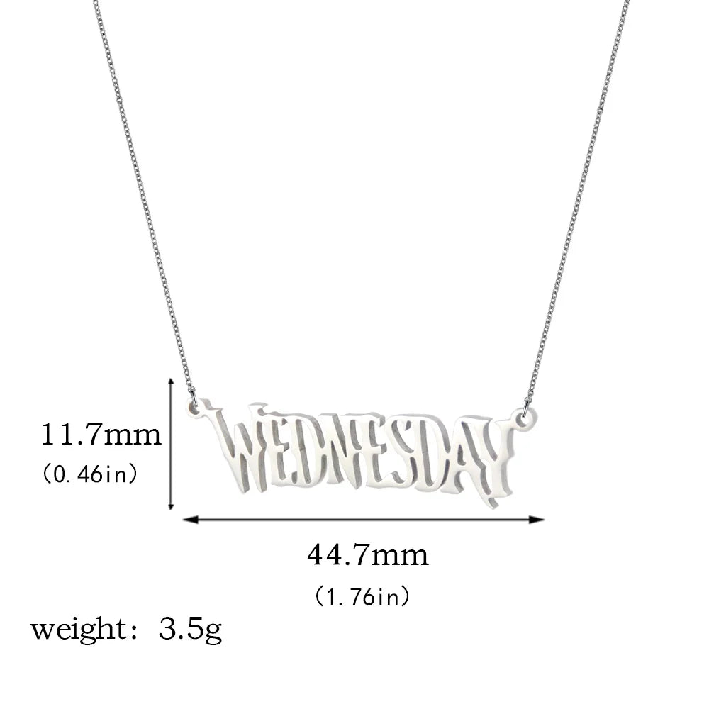 Bracelet de perles de fenêtre arc-en-ciel mercredi Addams, pendentif chose à main, bijoux gothiques pour femmes, accessoires cadeau