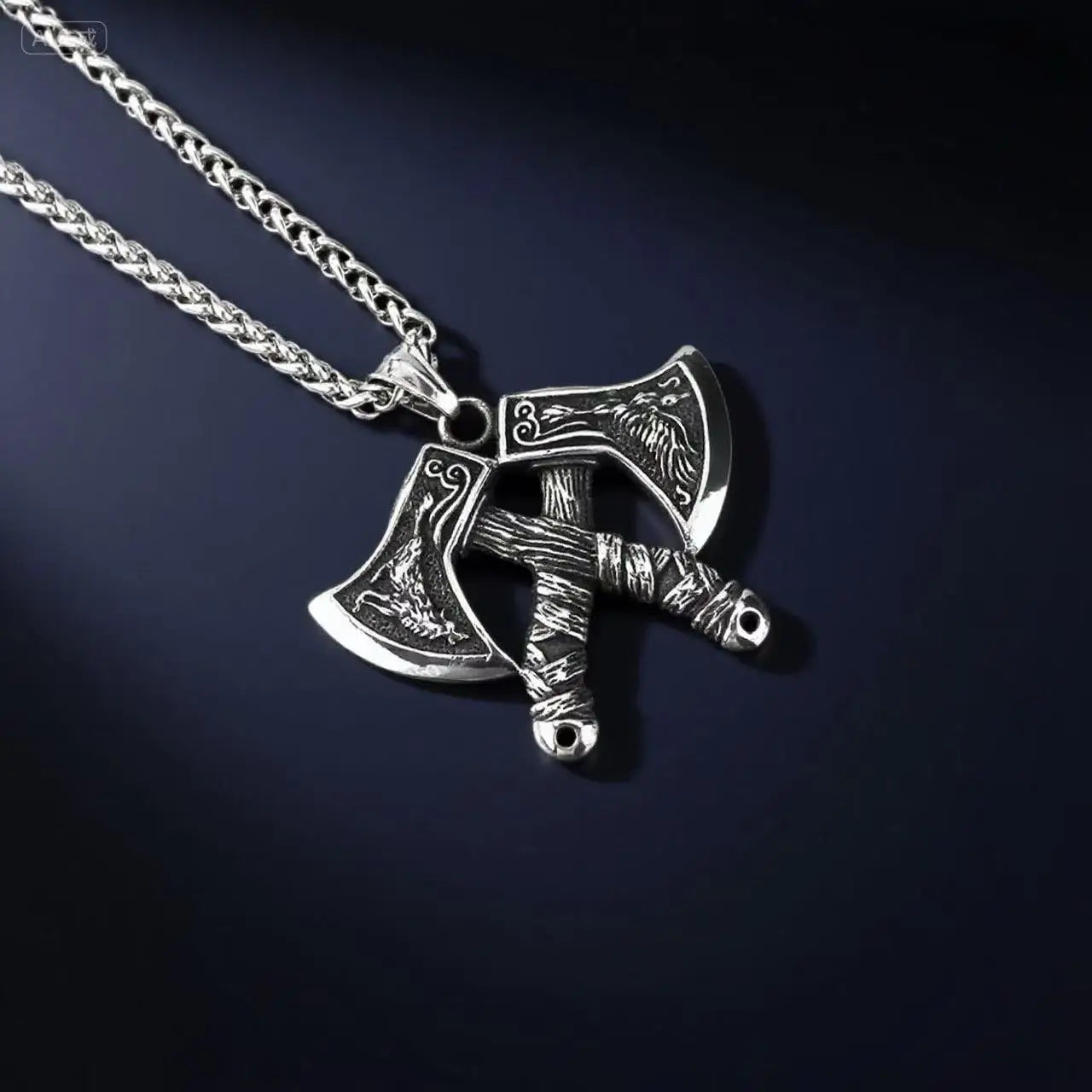 YQ 316L acier inoxydable Viking hache pendentif chaîne collier pour hommes bijoux accessoire cadeau livraison directe articles