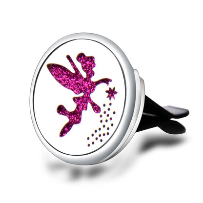 Joint d'aromathérapie pour voiture, arbre de vie, sortie d'air de voiture en acier inoxydable, diffuseur d'huile essentielle, médaillon de parfum à la mode, bijoux