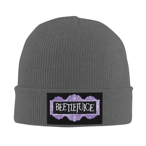 Beetlejuice film d'horreur (8) casquette tricotée chaude mode Bonnet chapeau automne hiver bonnets d'extérieur chapeaux pour hommes femmes adultes