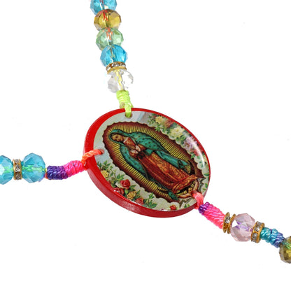 Collier de la vierge marie mexicaine, pendentif croix Crucifix, pendentif en bois, médaille de Saint benoît de Guadalupe, breloque de bénédiction, bijoux catholiques