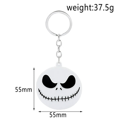 Porte-clés pendentif L'Étrange Noël de Monsieur Jack pour Halloween, accessoires Disney, Jack Skellington, Sally, bijoux cadeaux