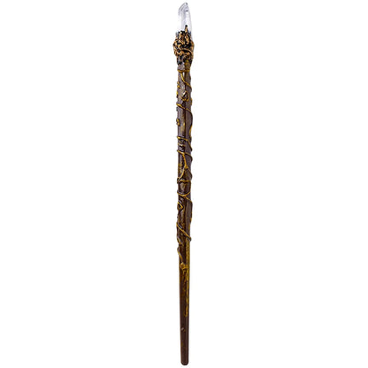 Bâton Magique de Sorcière, Quartz, Clip Naturel, Sceptre, Outil Rituel de Dégradation, Ornement d'Autel, Accessoire d'Halloween, Cadeau de Bijoux Fait à la Main, 1 Pièce