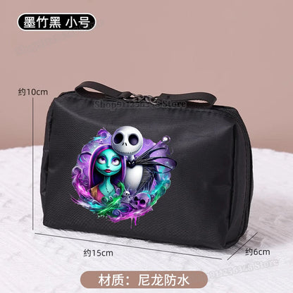 Le cauchemar avant noël trousse de maquillage dessin animé Figure Jack Skellington pochette sacs à cosmétiques Disney maquillage organisateur cas