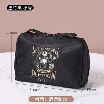 Le cauchemar avant noël trousse de maquillage dessin animé Figure Jack Skellington pochette sacs à cosmétiques Disney maquillage organisateur cas