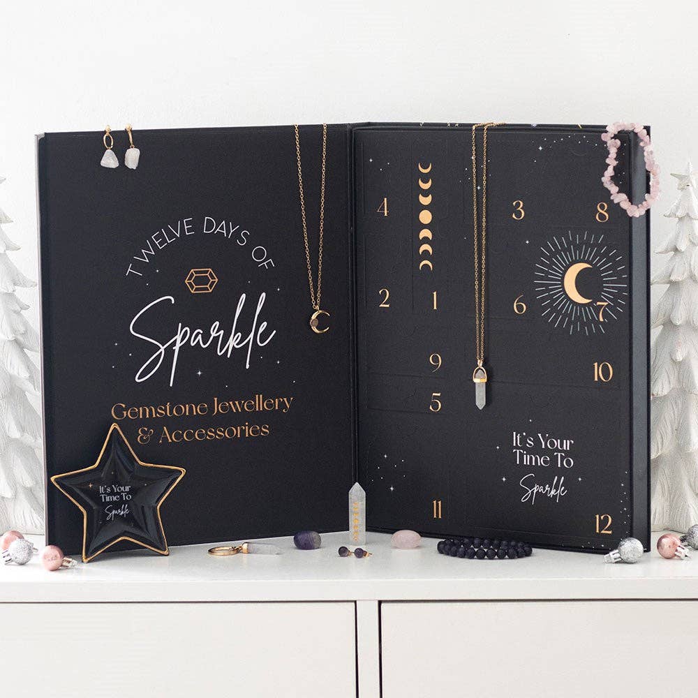 Calendrier de l'Avent de 12 jours — bijoux en cristal